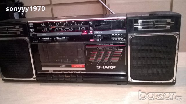 sharp gf-320-внос швеицария, снимка 3 - Ресийвъри, усилватели, смесителни пултове - 18446552