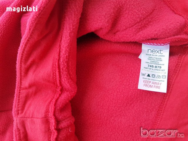 Поларено сукманче Next 3-6 месеца, снимка 5 - Бебешки рокли - 17116419