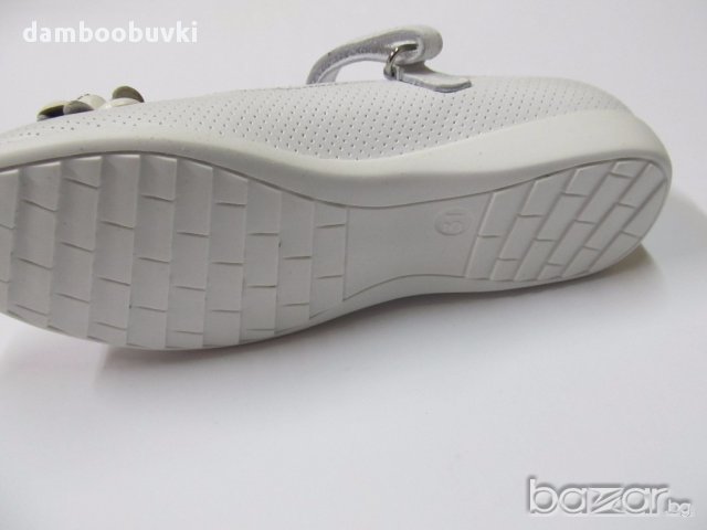 Обувки Ponki естествена кожа в бяло /31-36/, снимка 5 - Детски сандали и чехли - 17752012