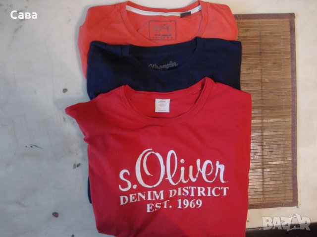 Тениски S.OLIVER, WRANGLER, ESPRIT   мъжки,Л