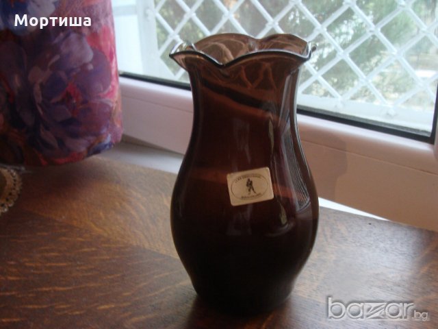  Винтидж кристална ваза, снимка 2 - Вази - 18466198