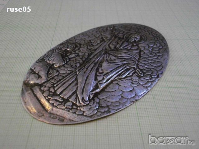 Апликация сребърна от обков на евангелие - 22,5 гр., снимка 3 - Други ценни предмети - 14868057