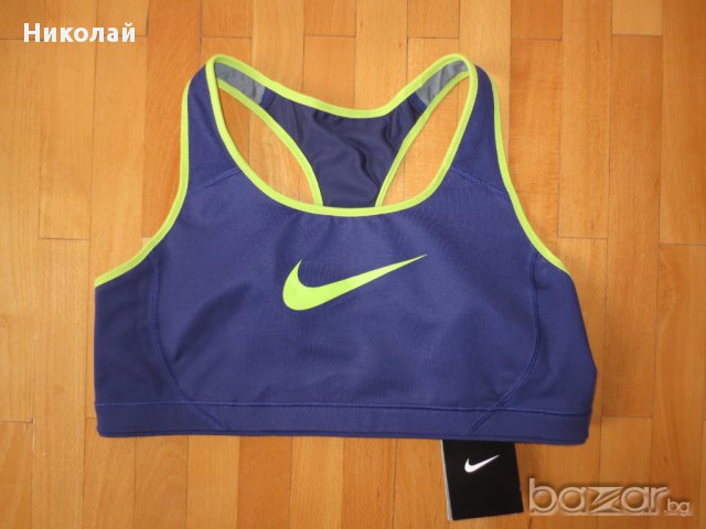 Nike shape bra wlarge swoosh , снимка 4 - Корсети, бюстиета, топове - 17538873