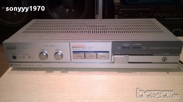 hitachi ha-1 stereo amplifier-made in japan-внос швеицария, снимка 8 - Ресийвъри, усилватели, смесителни пултове - 14225347
