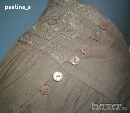 Дамски потури с бродерии "Chicoree" fashion / памук , снимка 4 - Панталони - 14433966