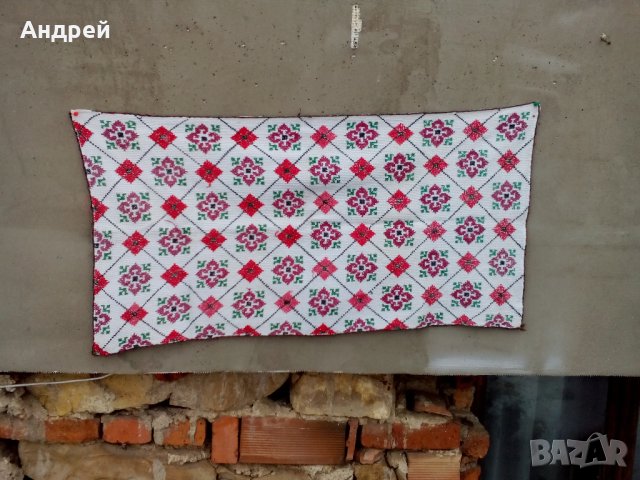 Старинен бродиран ковьор,покривка за стена #18