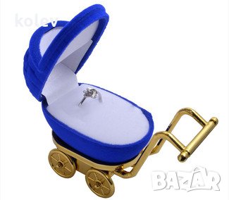 само РОЗОВА! кутийка за бижу - бебешка количка, снимка 4 - Други - 18215072