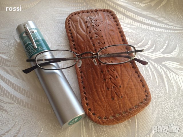 Немски нови очила за четене +3,0 диоптъра с шарнир и калъф естествена кожа мъжки/дамски, снимка 7 - Слънчеви и диоптрични очила - 24605601