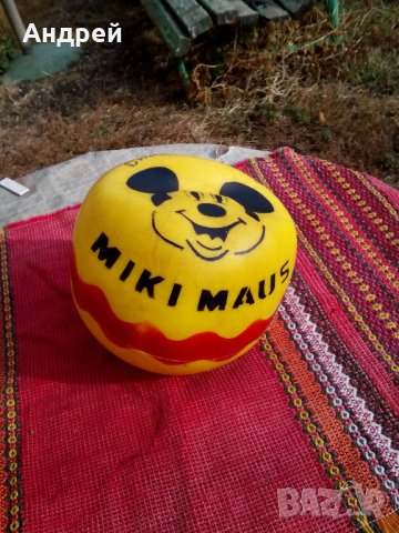 Стара детска топка #4, снимка 4 - Антикварни и старинни предмети - 23275211