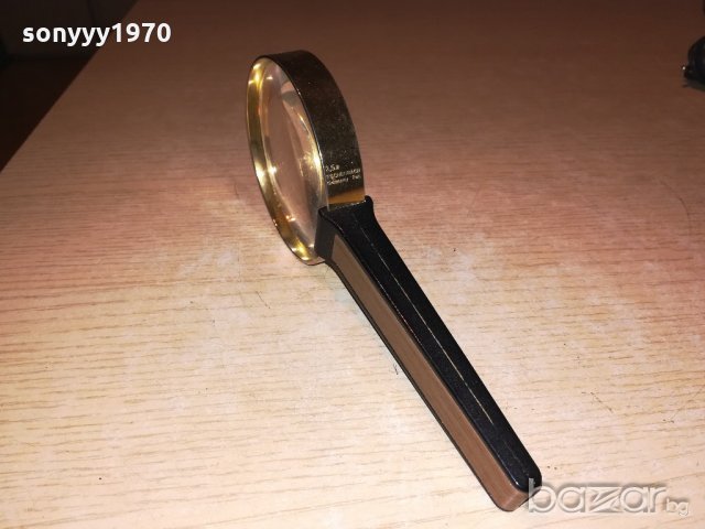 поръчана-germany-2.5x egchenbach GOLD-профи бижутерска лупа-внос швеицария, снимка 7 - Колекции - 20720158