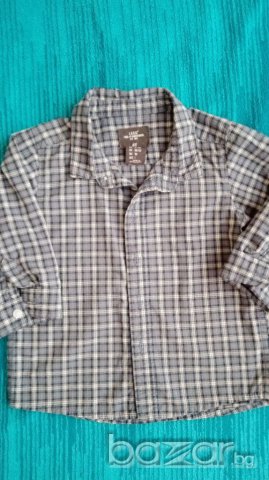 H&M риза и пуловер без ръкави , снимка 2 - Жилетки и елечета за бебе - 16481846