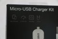 универсално USB зарядно 2 бр, букса, кабел USB 2.0, данни, 1 м, Германия, снимка 2
