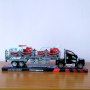 Детски автовоз с две пожарни играчка за момче 43см, снимка 3