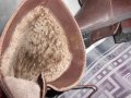 Кафеви кожени ботуши marfild, снимка 12