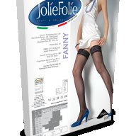 Jolie Folie 15DEN черни,телесни,бежови женски чорапи със силикон Жоли Фоли 40-85 кг чорап над коляно, снимка 1 - Дамски чорапи - 15295576