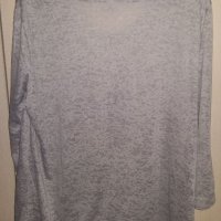 сива блуза, снимка 3 - Блузи с дълъг ръкав и пуловери - 20405581