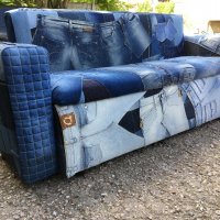 Дънкови дивани / Ръчно изработени дамаски , снимка 7 - Дивани и мека мебел - 22317735