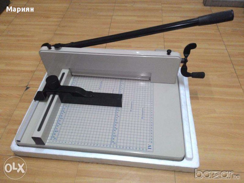 Гилотина за хартия А3+ - до 400листа. 430мм., снимка 1