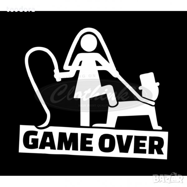 Тениска за ергенско парти - Game Over, снимка 1