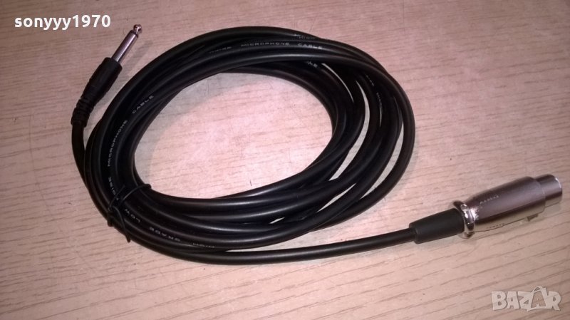 нов качествен кабел за микрофон, снимка 1
