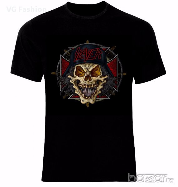  Slayer Trash Metal Skull Череп Тениска Мъжка/Дамска S до 2XL, снимка 1