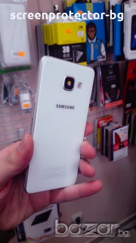 Оригинален заден капак+среда за Samsung A3 2016 бял, снимка 1 - Резервни части за телефони - 20885958