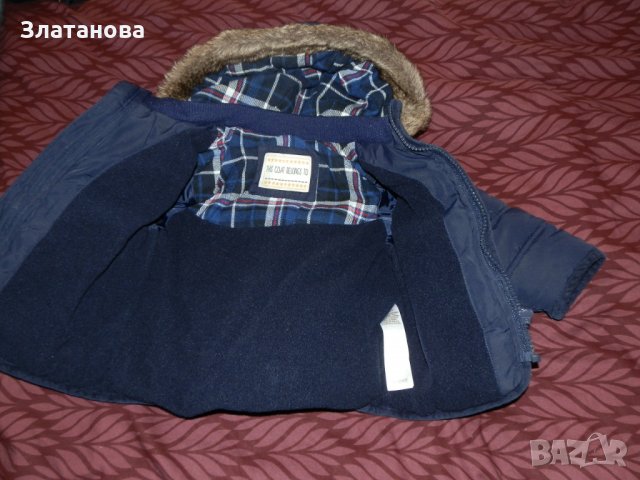 зимно яке 6-9м M&S, снимка 2 - Бебешки якета и елеци - 26121982