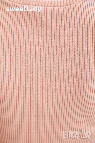 ZARA- дамска блузка цвят Пудра, снимка 6 - Корсети, бюстиета, топове - 25175917