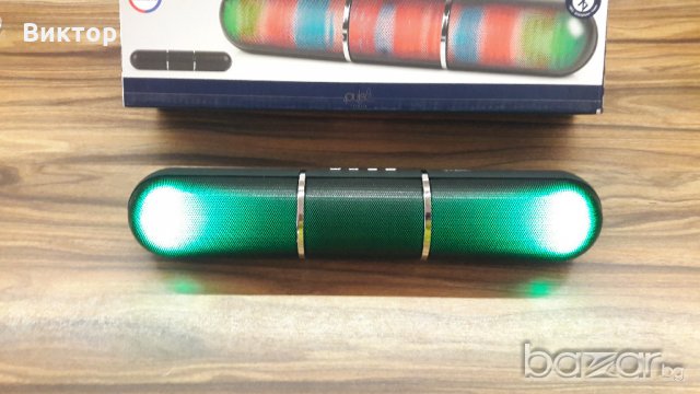 Тонколона с LED светлини, Bluetooth, MP3 плеар PULSE, снимка 8 - MP3 и MP4 плеъри - 20874267