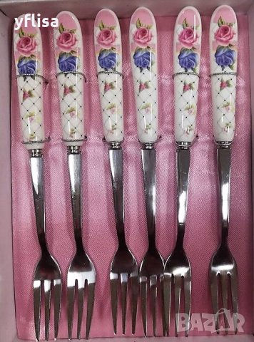 Малки вилички комплект, снимка 2 - Прибори за хранене, готвене и сервиране - 24056097