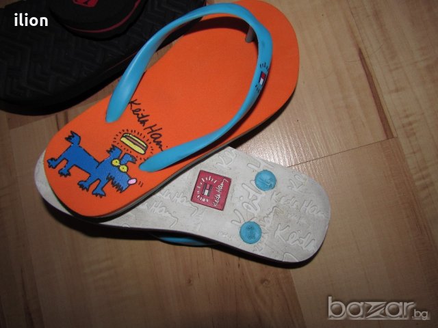 Оригинални супер джапанки-TOMMY HILFIGER, снимка 3 - Детски сандали и чехли - 21195717