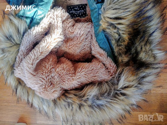 Страхотно и много топло с еко косъм и паети детско яке , снимка 3 - Детски якета и елеци - 24603747