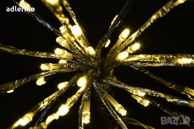 ЛЕД звезда Метеор, с трафо, топло бяло, снимка 2 - Лед осветление - 25045586