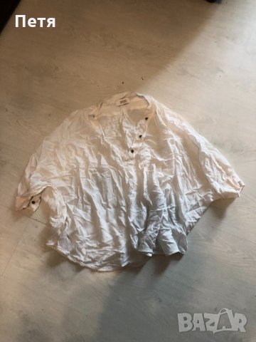 Diesel Дамска бяла риза с прилеп ръкави