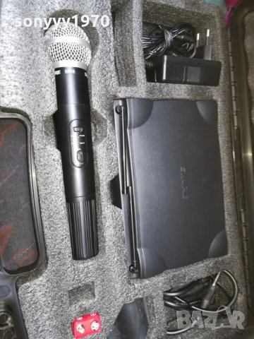 shure sm58-САМО ПРИЕМНИК С КУФАР, снимка 10 - Микрофони - 22553266
