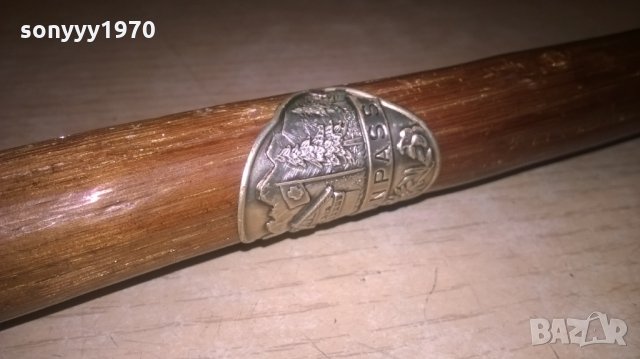 марков бастун с метален обков-90см-бамбук-внос швеицария, снимка 3 - Колекции - 23579151