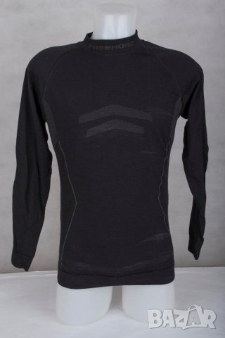 Вълнена черна мъжка термоблуза марка FreeNord , снимка 3 - Спортни дрехи, екипи - 24300630