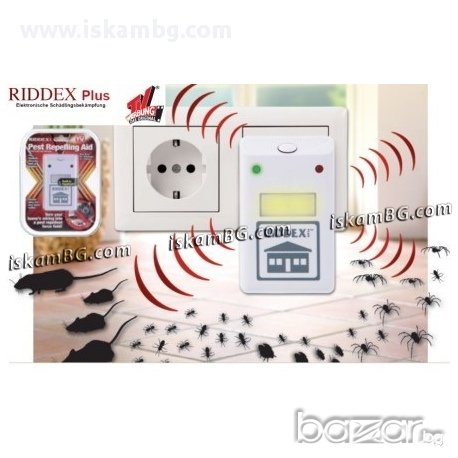 Електронен уред за борба с домашни вредители riddex - код 0431, снимка 4 - Други - 13390361