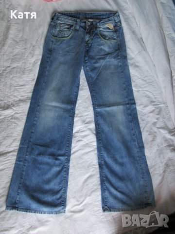 Нови дънки Replay чарлстон син деним меки р.26
