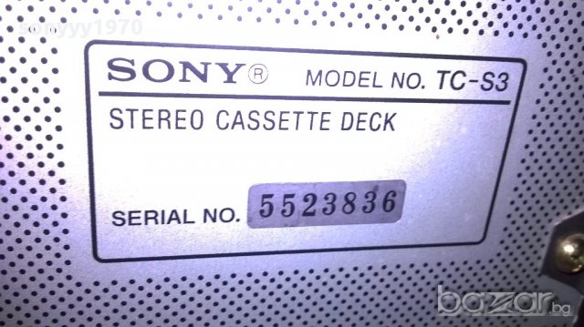 Sony tuner+amplifier+deck-3 модула-внос швеицария, снимка 15 - Ресийвъри, усилватели, смесителни пултове - 15697911