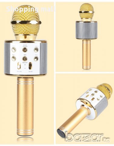 Безжичен блутут караоке микрофон с вграден говорител, снимка 8 - Тонколони - 21158150