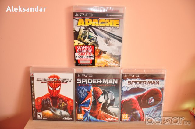 Нови игри.spiderman,apache air assault ps3