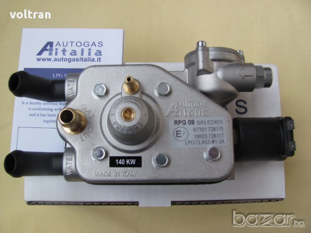 Редуктор изпарител за пропан бутан за газов инжекцион Autogas Italia (препоръчително до 136 кс).