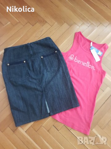 Елегантни дамски поли DIKA,VILA, H&M и потник Benetton,DKNY ,размер S, снимка 11 - Поли - 25311816