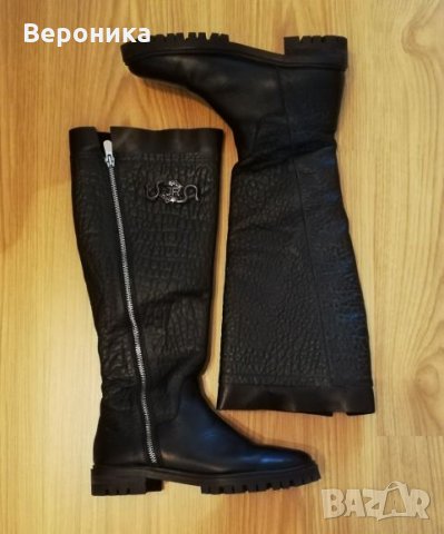 Продавам Ботуши ЕСТЕСТВЕНА КОЖА, снимка 2 - Дамски ботуши - 24067604