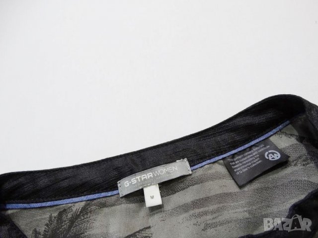 G-star Raw Crusader Printed 3/4 Sleeve Shirt Дамски Топ Size M, снимка 10 - Ризи - 25147215