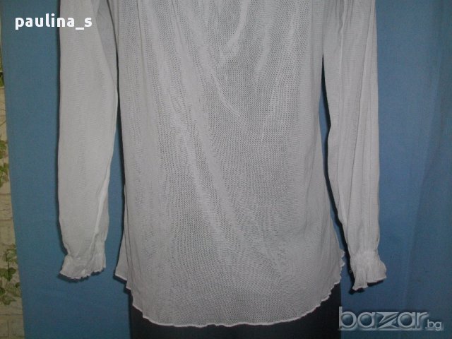 Мрежеста декорирана блузка с открити рамене / M - 3XL / универсален размер, снимка 5 - Туники - 14700948