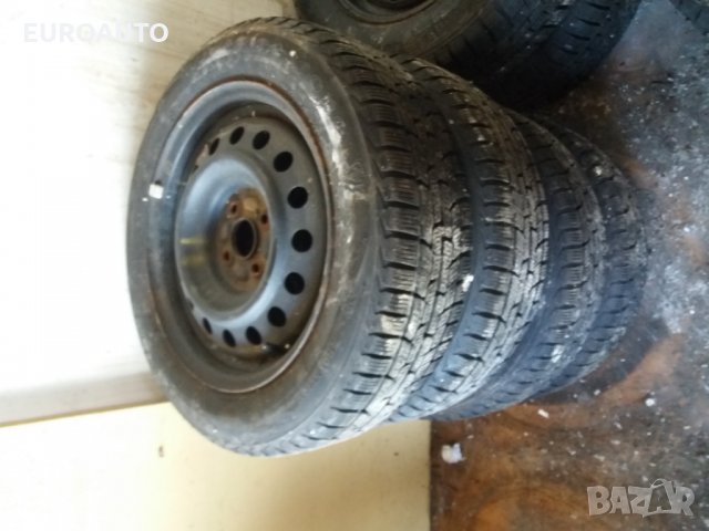 4бр зимни гуми с стоманени джанти за TOYOTA 4x100, снимка 2 - Гуми и джанти - 24711876