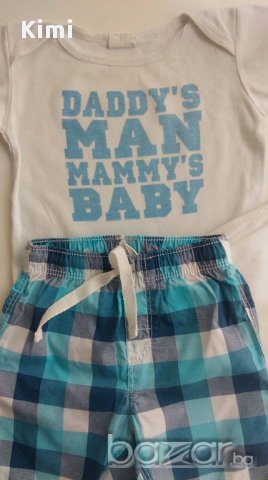 комплект панталонки НМ и 2 бр бодита, снимка 6 - Комплекти за бебе - 11095546