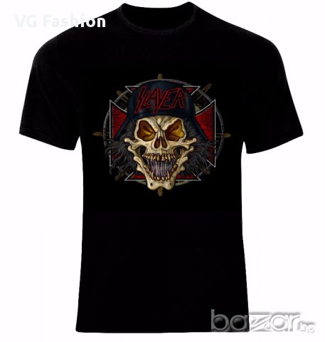  Slayer Trash Metal Skull Череп Тениска Мъжка/Дамска S до 2XL, снимка 1